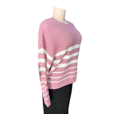 Sweater Spandex Trenzado Con Rayas